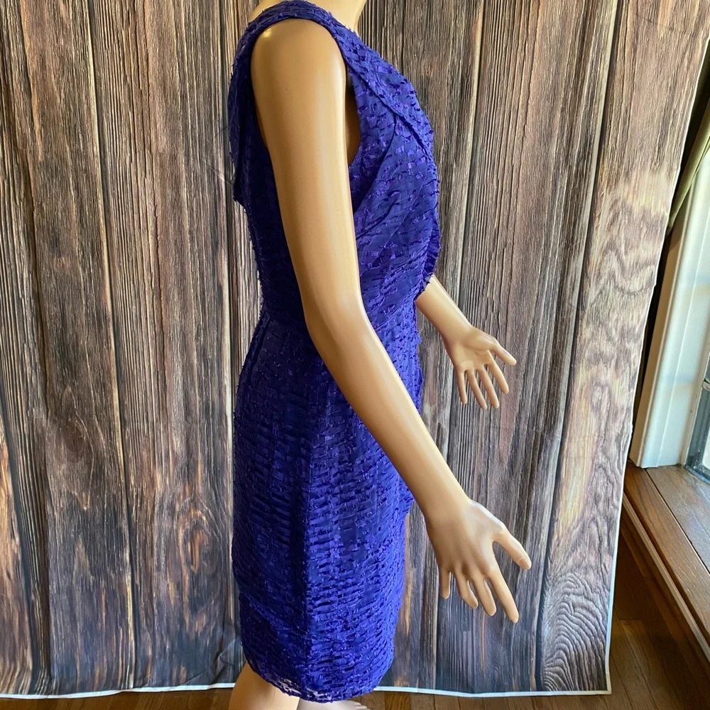 Antonio Melanie NWT indigo blue formal dress sz 4 color N41 American Dress
